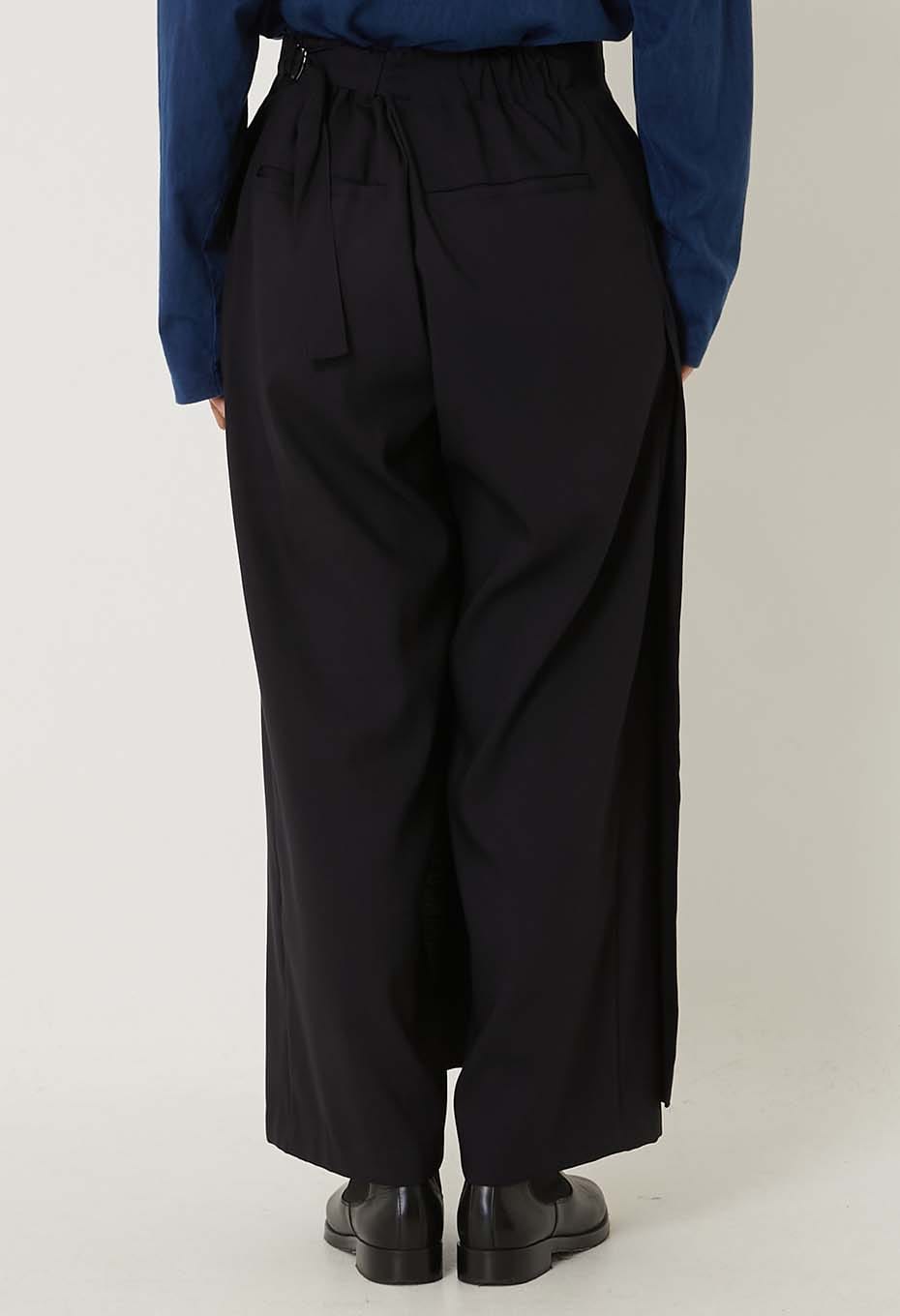 Blue Blue Japan Woman's Stretch Dry Twill Wide Wrap Pants