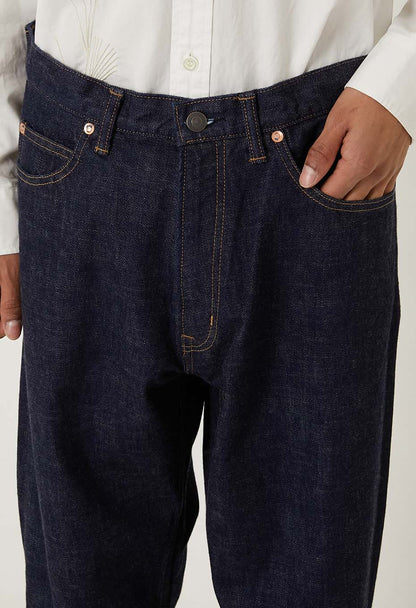 [40% off]  Blue Blue Japan Unisex Woven Selvedge Denim Straight-leg Jeans