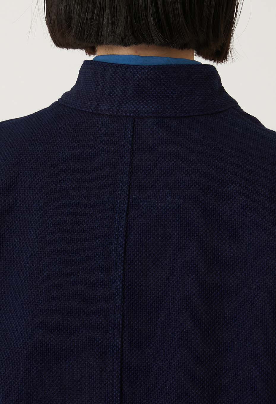 Blue Blue Japan Woman's Sashiko Double Cloth Haori Jacket