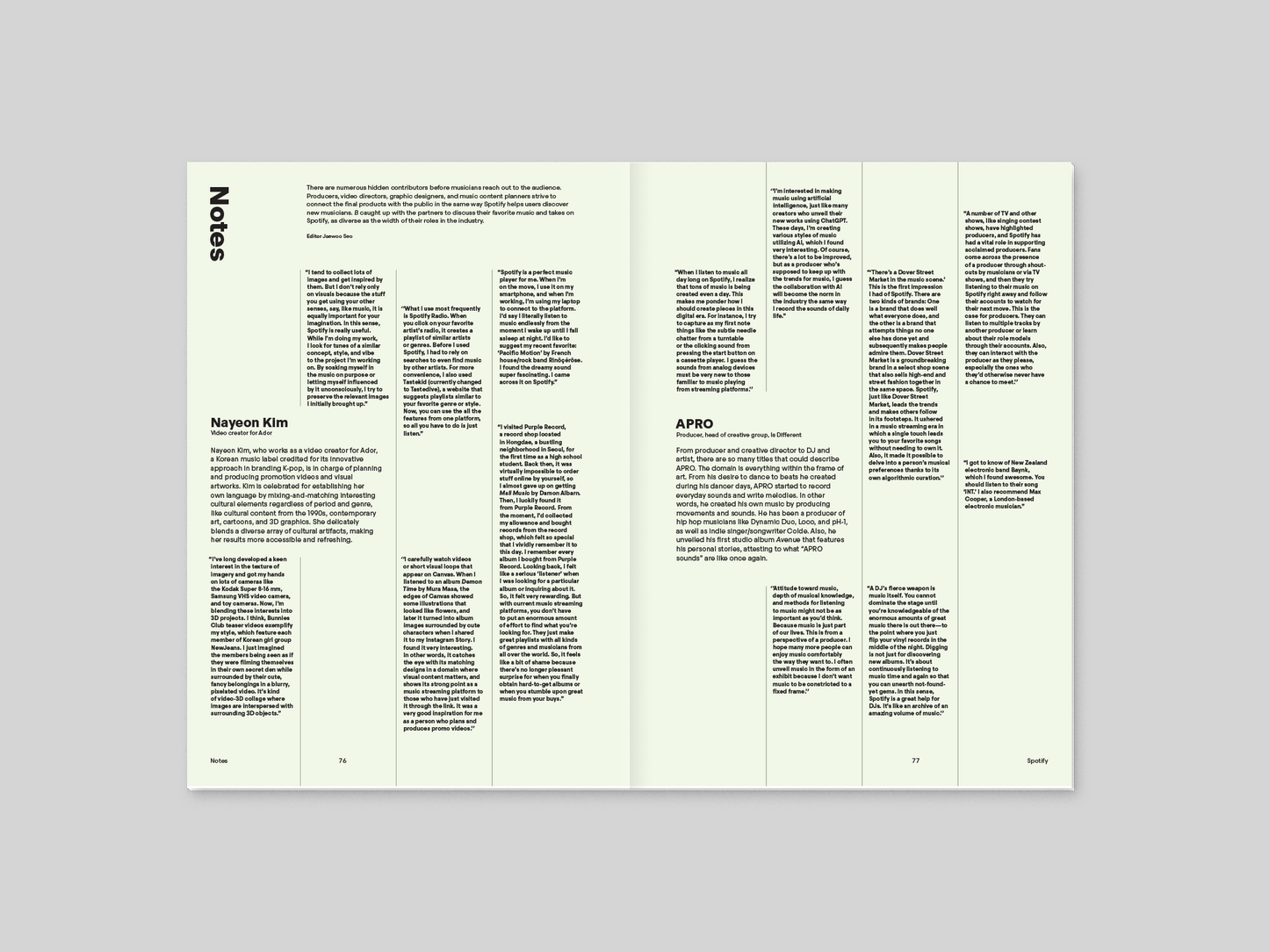 Magazine B: Spotify