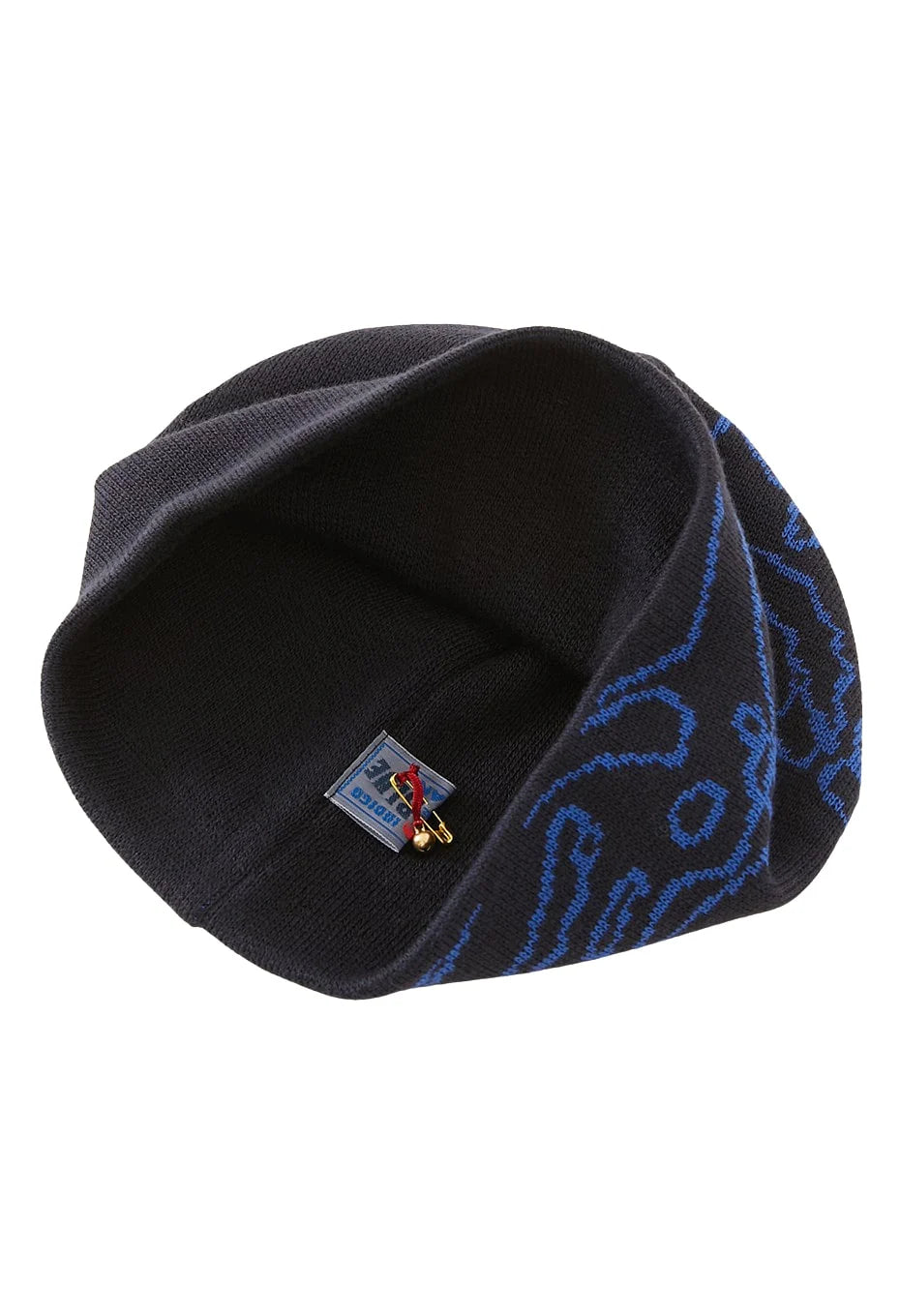 Blue Blue Japan Jacquard Beanie - Navy