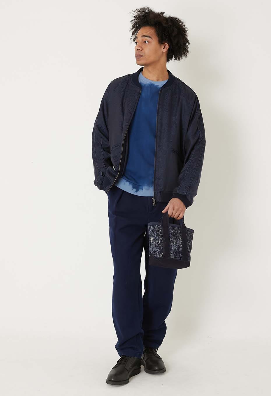 Blue Blue Japan Woven Indigo Mini Tote Bag