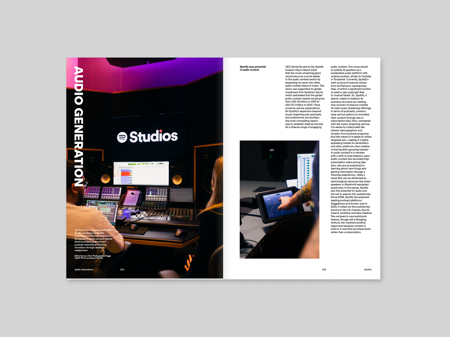 Magazine B: Spotify