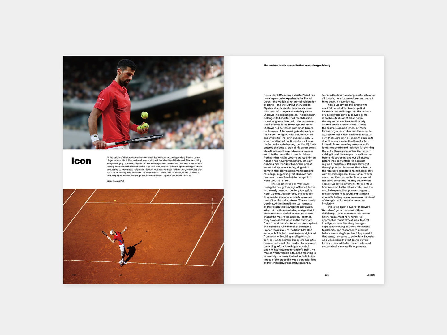 Magazine B: Lacoste