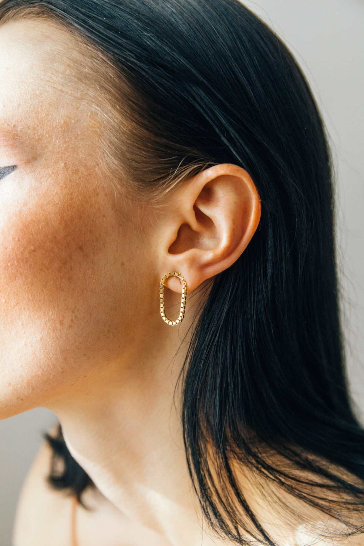 Saskia Diez Glitz Earrings Short Loop
