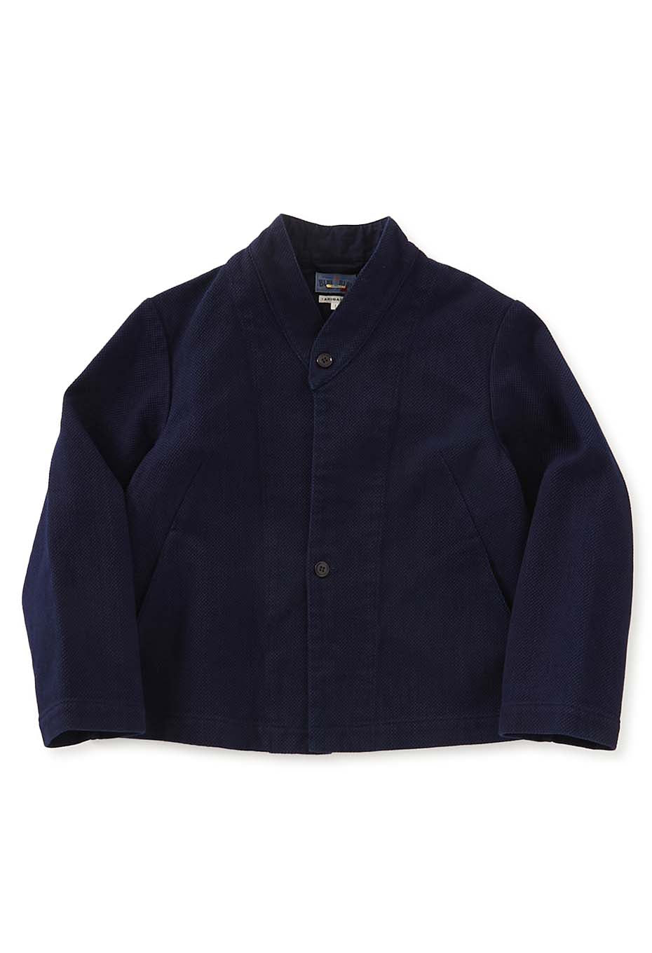 Blue Blue Japan Woman's Sashiko Double Cloth Haori Jacket