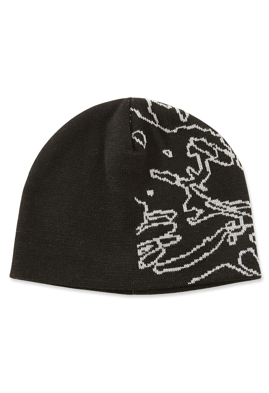 Blue Blue Japan Jacquard Beanie - Black
