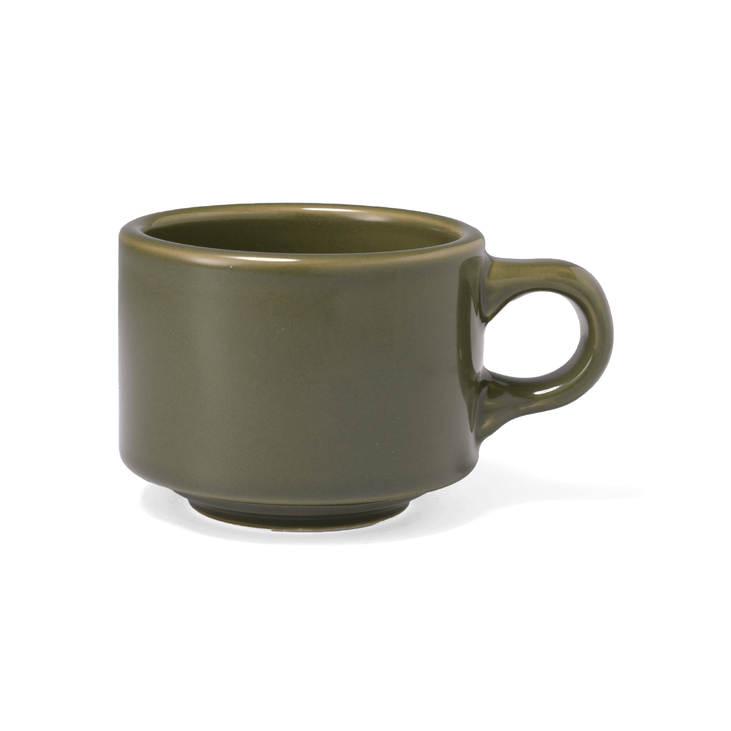 Studio M Good OL Mug with Saucer - Moss Green