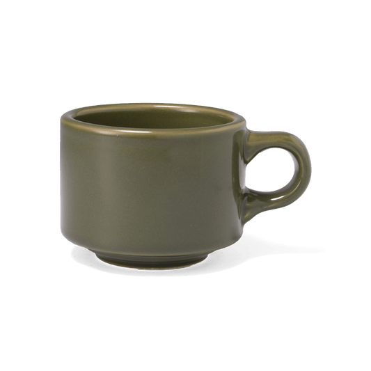 Studio M Good OL Mug with Saucer - Moss Green
