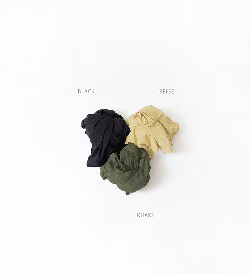 Veritecoeur Garment Dye Long Coat - Khaki