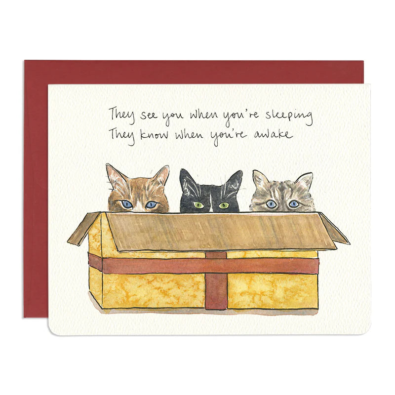 Gotamago Cats in a Box Card