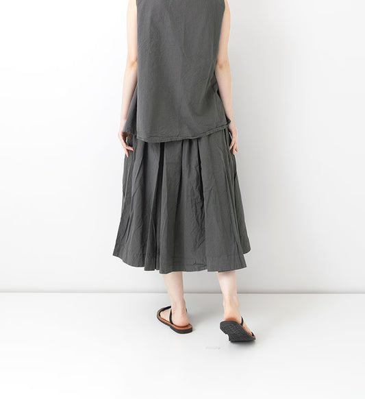 Veritecoeur Cotton Skirt - Gray