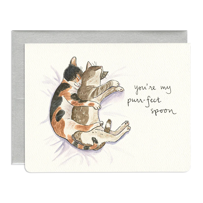 Purr-fect Spoon Card