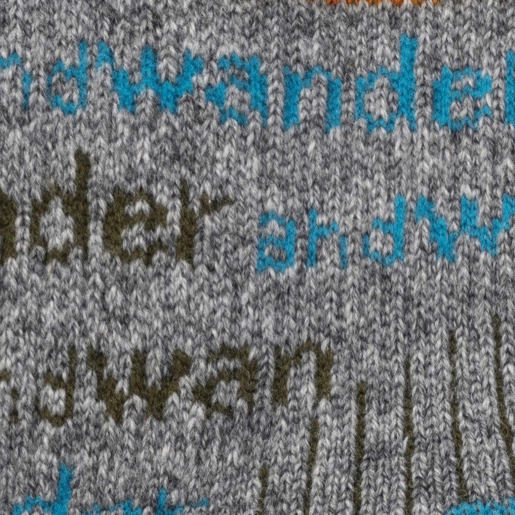 And Wander Wool Socks - Light Gray