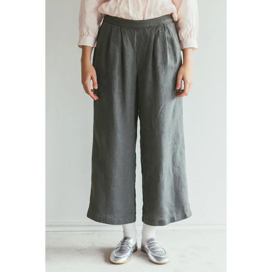 Fog Linen Work Concetta Pants - Acier