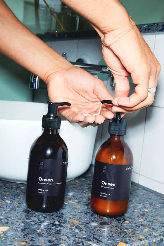 Earl of East Onsen Hand Cleansing Set (Onsen Hand Wash + Hand Balm)