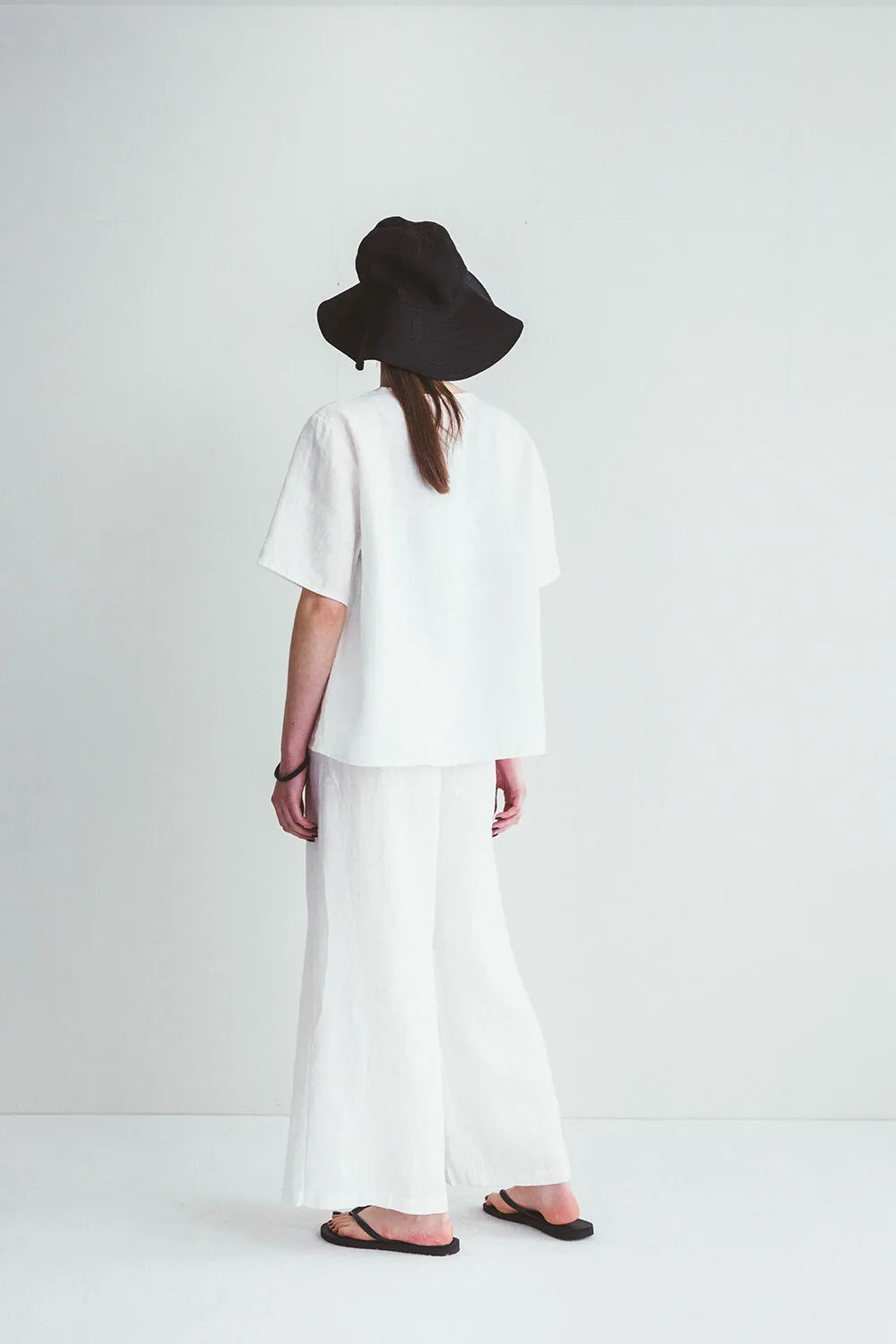 Fog Linen Work Linen Pettipants - White