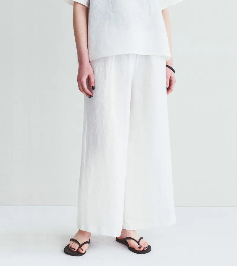 Fog Linen Work Linen Pettipants - White