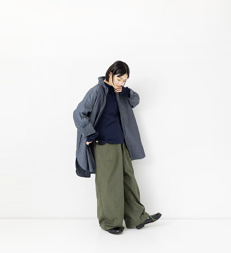 Veritecoeur Wide Baker Pants - Khaki LTD188