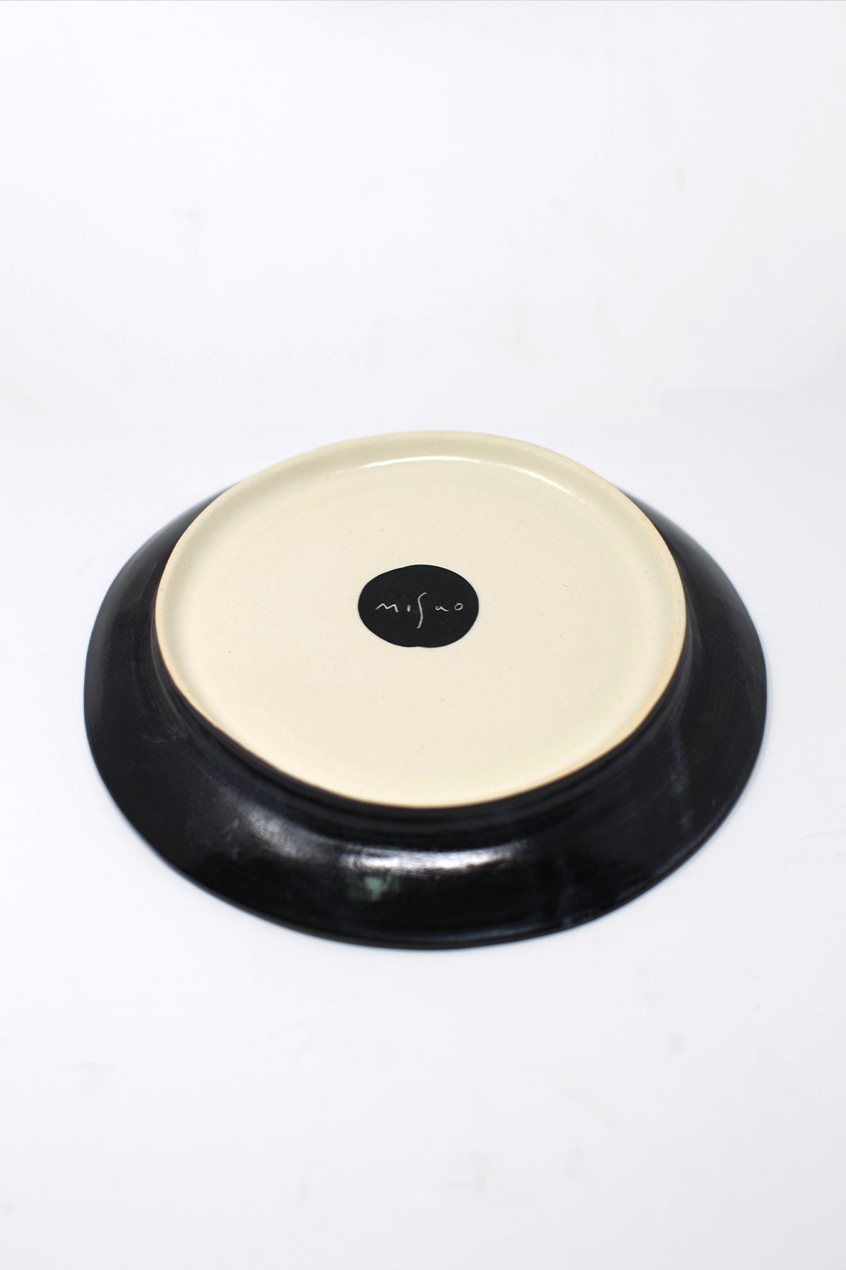 Misao Yajima Large Camellia & Bird Plate (矢島操)
