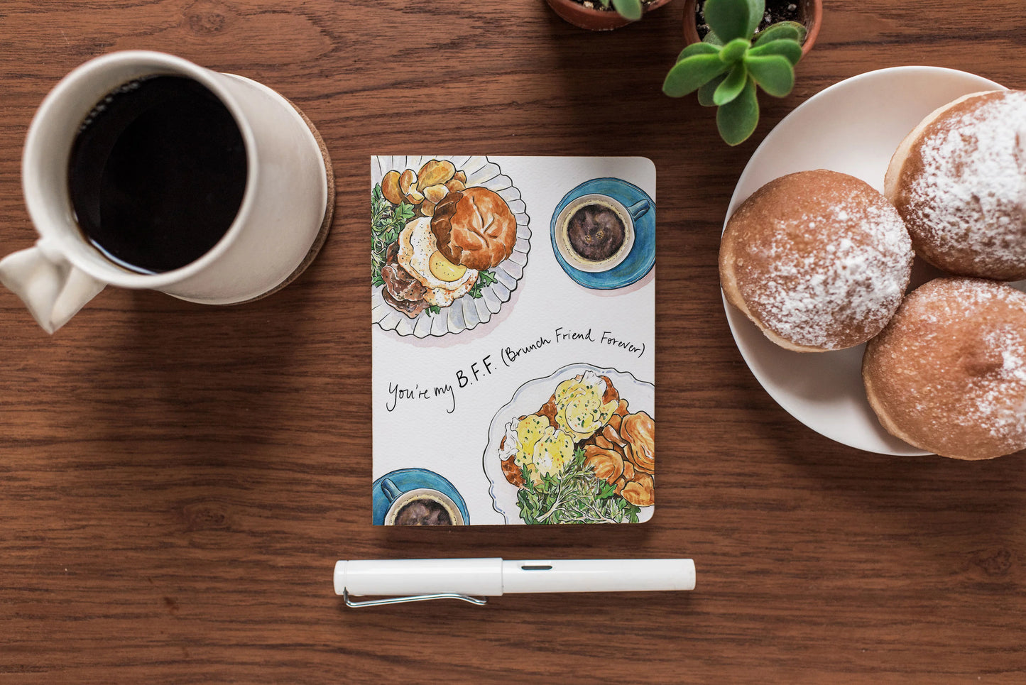 Brunch Friends Forever Card