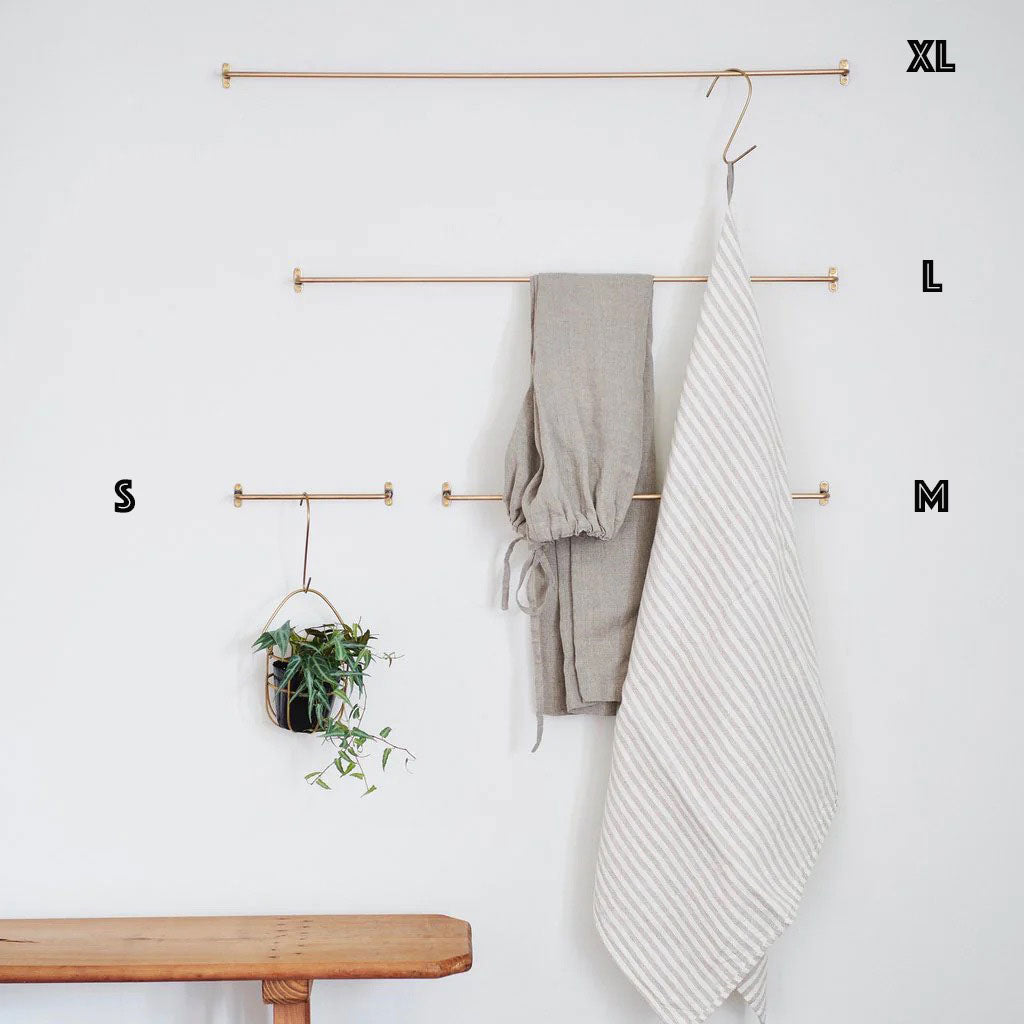 Fog Linen Work Brass Towel Bar (Size L)