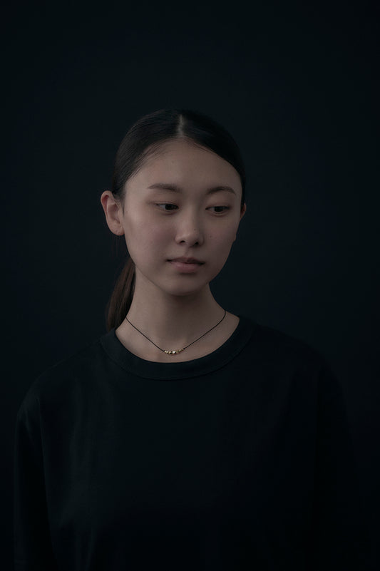 Fog Linen Work - Raabia Necklace - Black