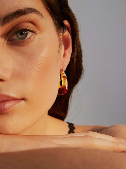 Shyla Rafelli Earrings-Citrine