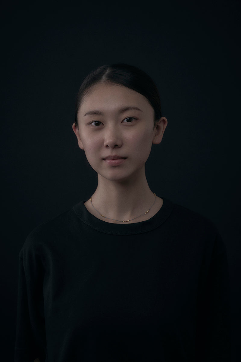 Fog Linen Work - Aisha Necklace - Blue Grey