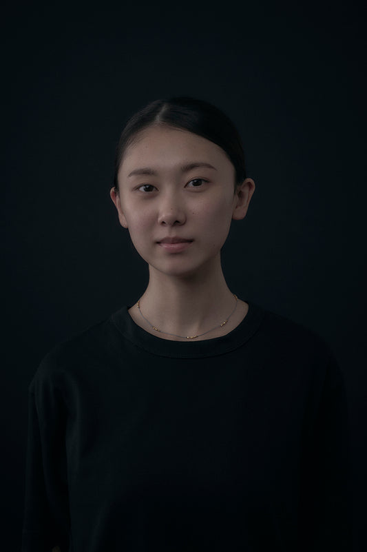 Fog Linen Work - Aisha Necklace - Blue Grey