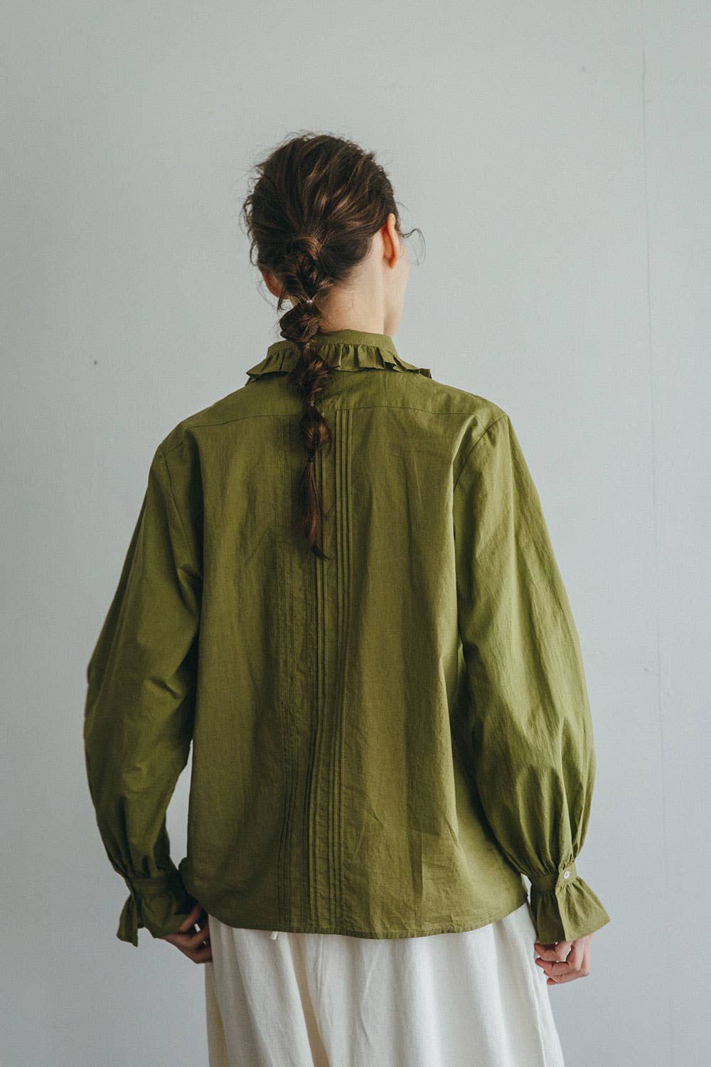 Fog Linen Work Nirav Shirts - Dark Olive