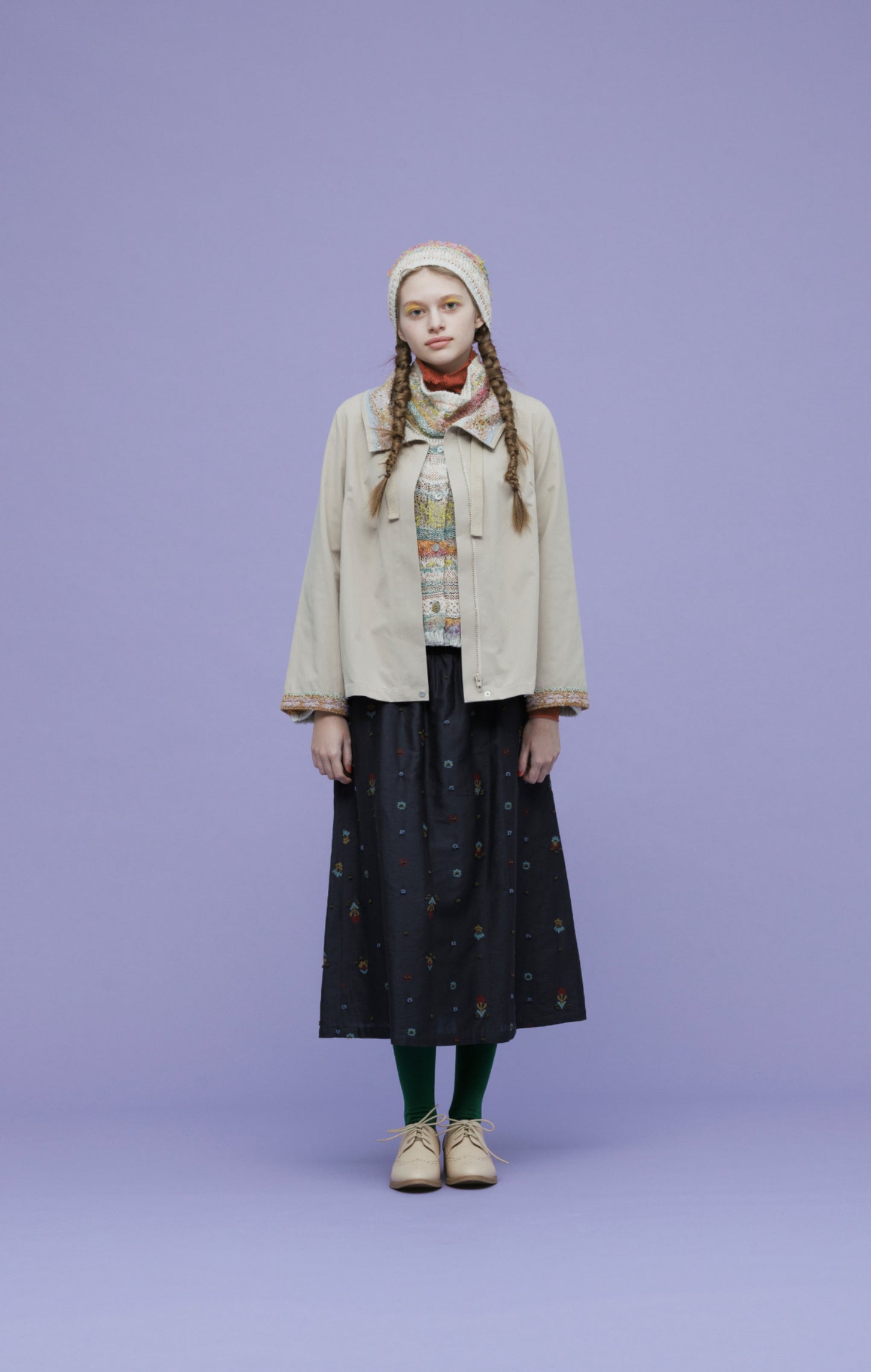 M & Kyoko Knitted Skirt - Black