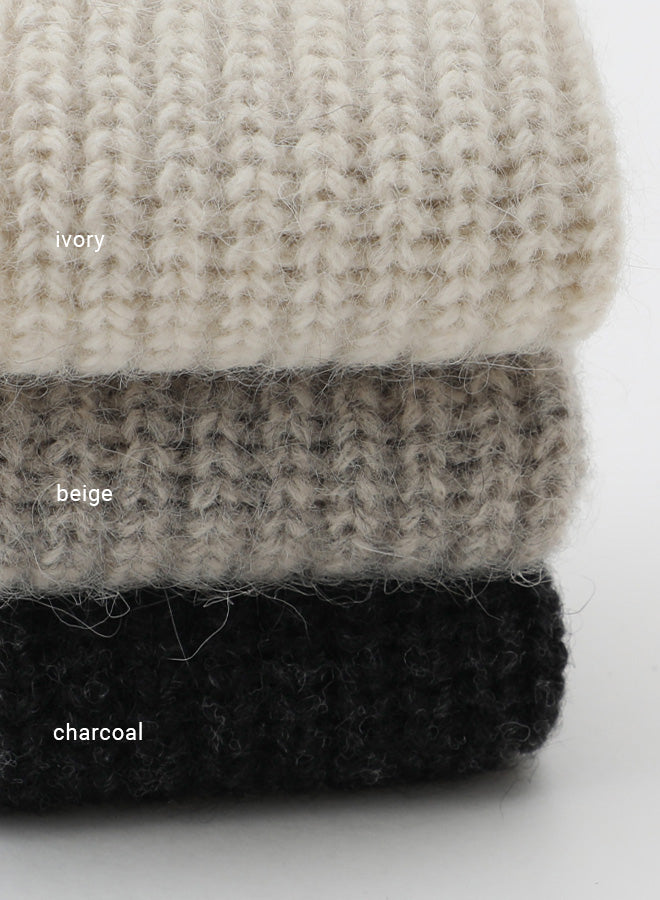 evam eva Wool Cardigan - Charcoal