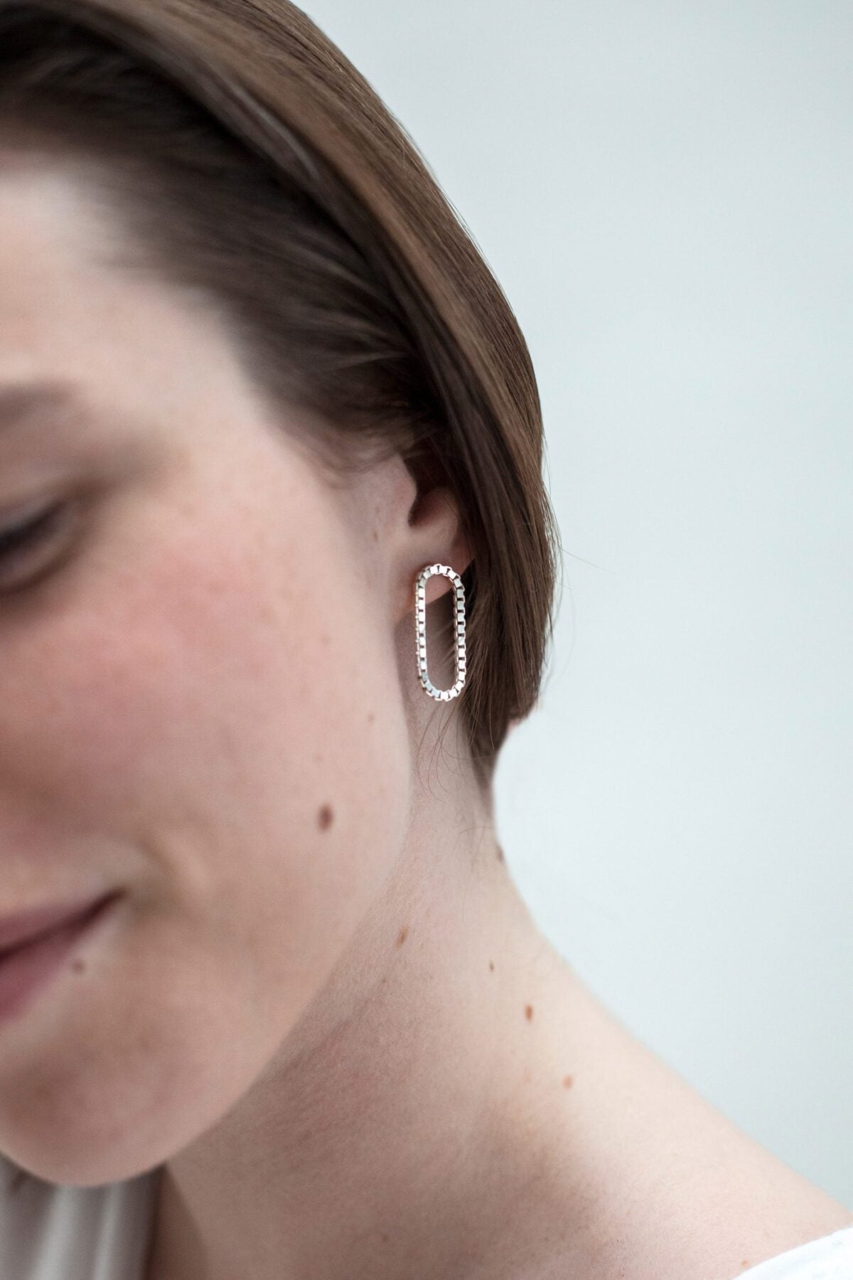 Saskia Diez Glitz Earrings Short Loop