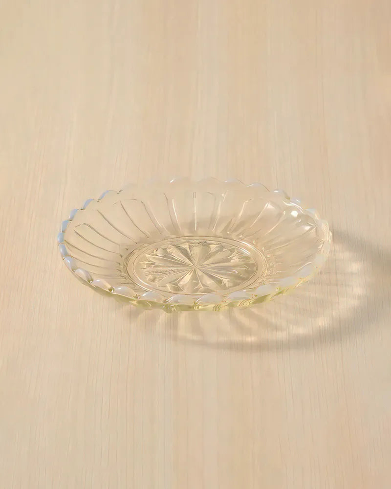HIROTA Glass Dessert Plate - 2 Colours