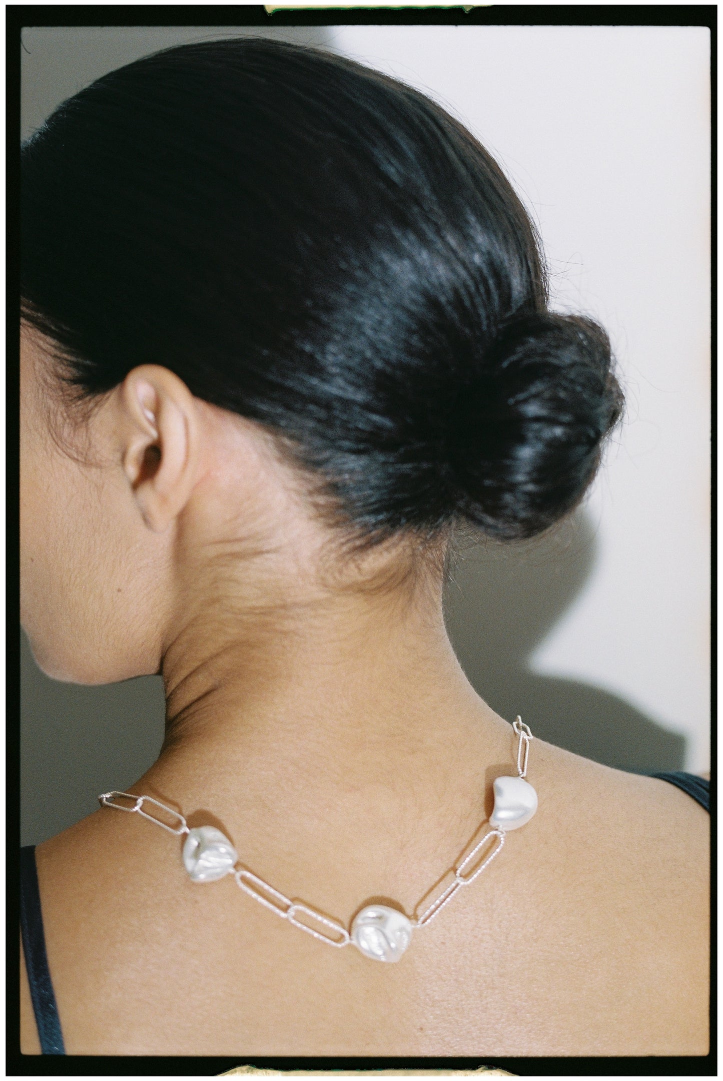 Shyla Cyan Necklace - Silver