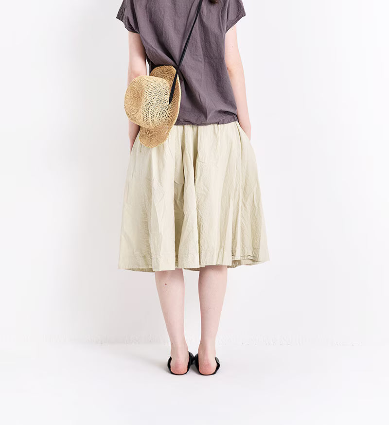 Veritecoeur Cotton Skirt - Beige