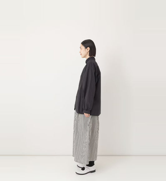 Veritecoeur Gathered Frill Shirt-2878 A