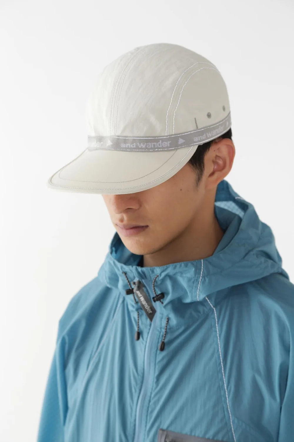 And Wander Tape Cap - White