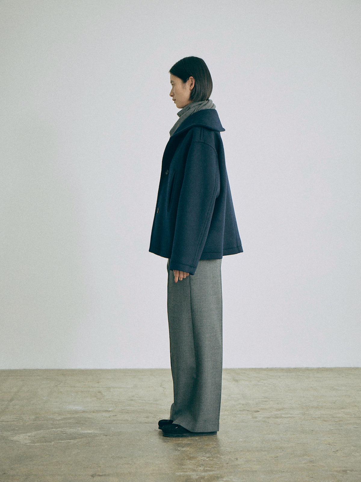 Nicholson & Nicholson My Sailor Wool Coat - Navy