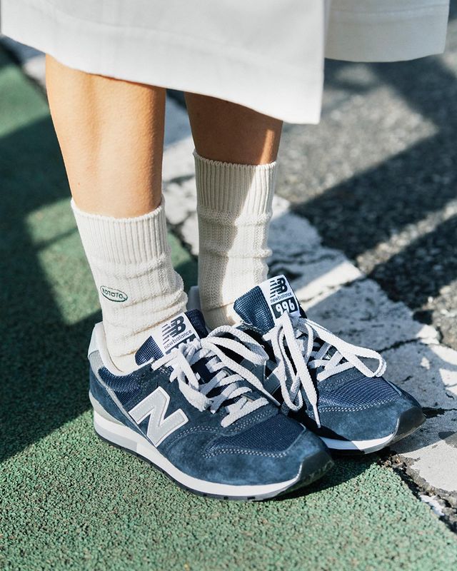 Rototo 90’s LOGO CREW SOCKS (Ivory)