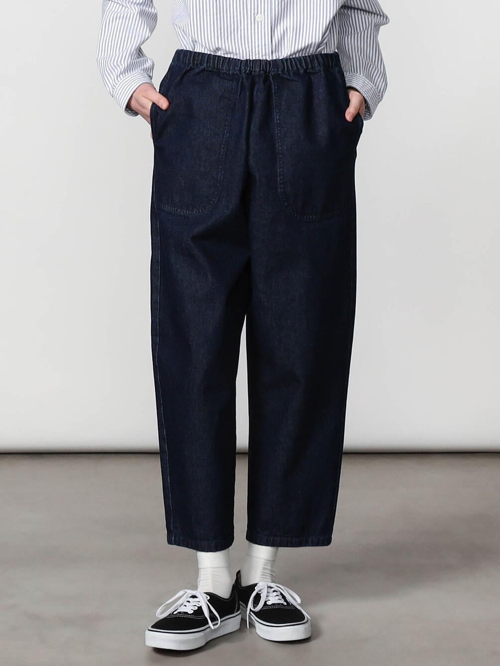 Danton Women's Denim Easy Pants - Indigo