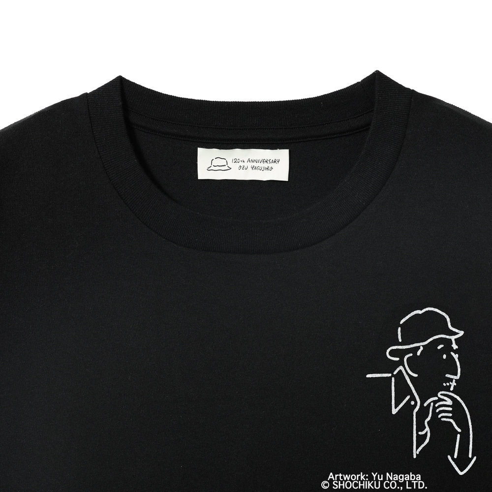 BEAMS Japan x Ozu Yasujiro T-shirt - 120th Anniversary (Black)