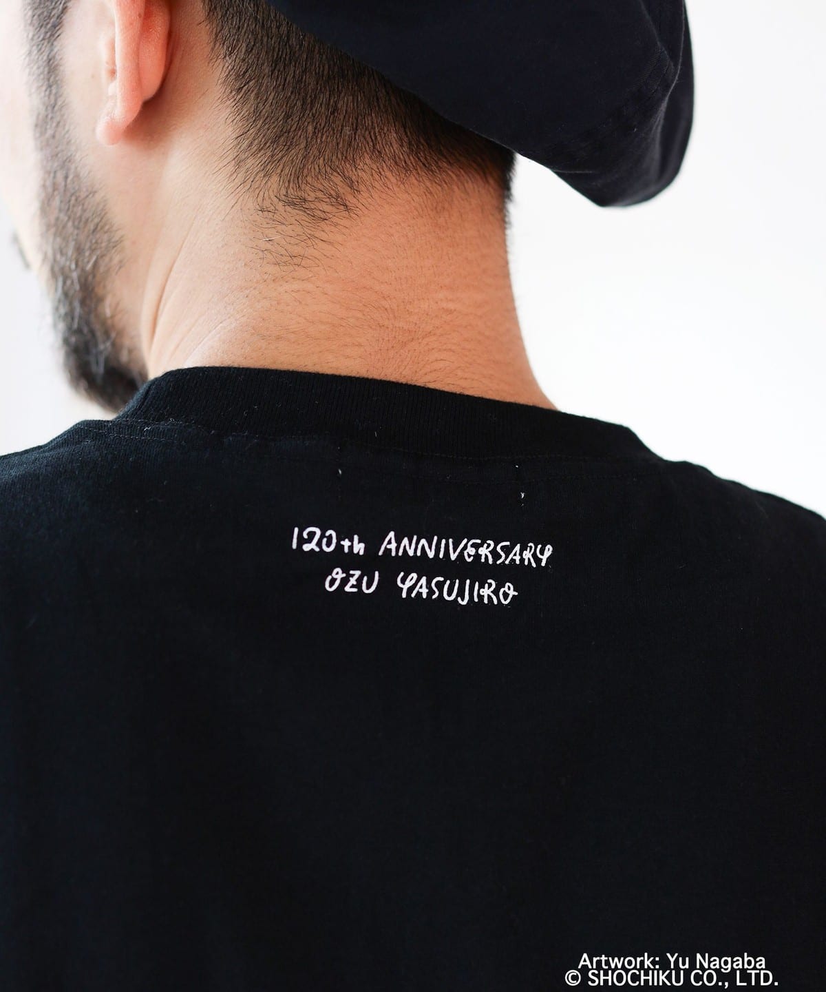 BEAMS Japan x Ozu Yasujiro T-shirt - 120th Anniversary (Black)