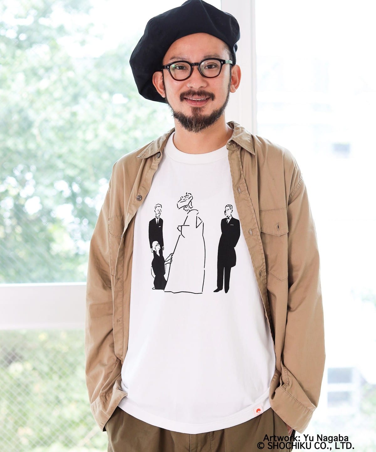 Ozu Yasujiro 小津安二郎 X BEAMS Japan T-shirt - An Autumn Afternoon