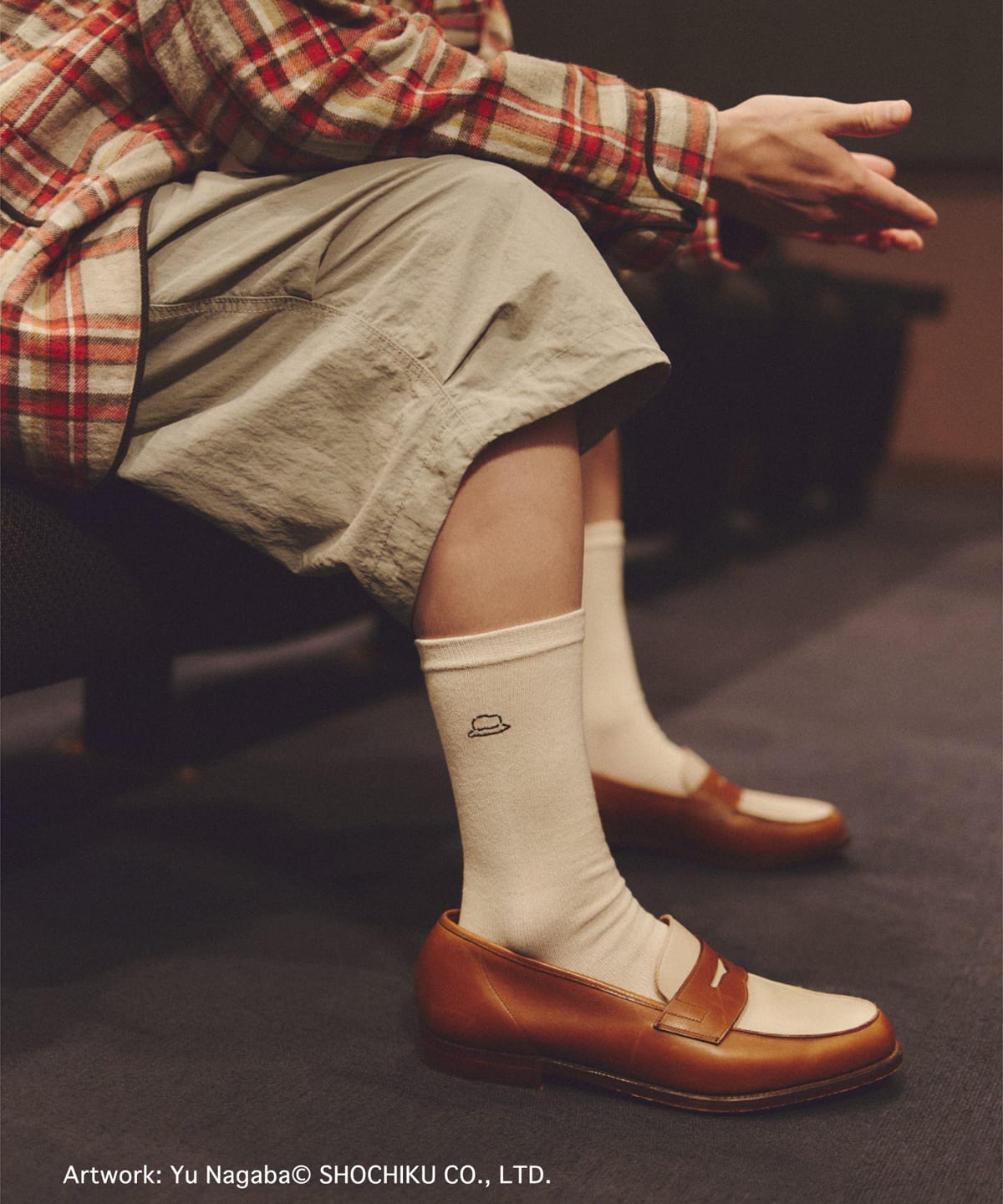 Ozu Yasujiro 小津安二郎 X BEAMS Japan Washi Tabi Socks
