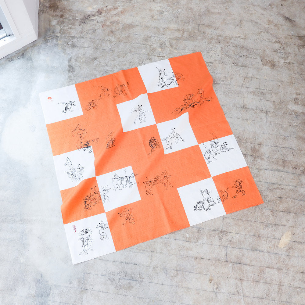 Beams Japan Chojugiga Wrapping Cloth Furoshiki