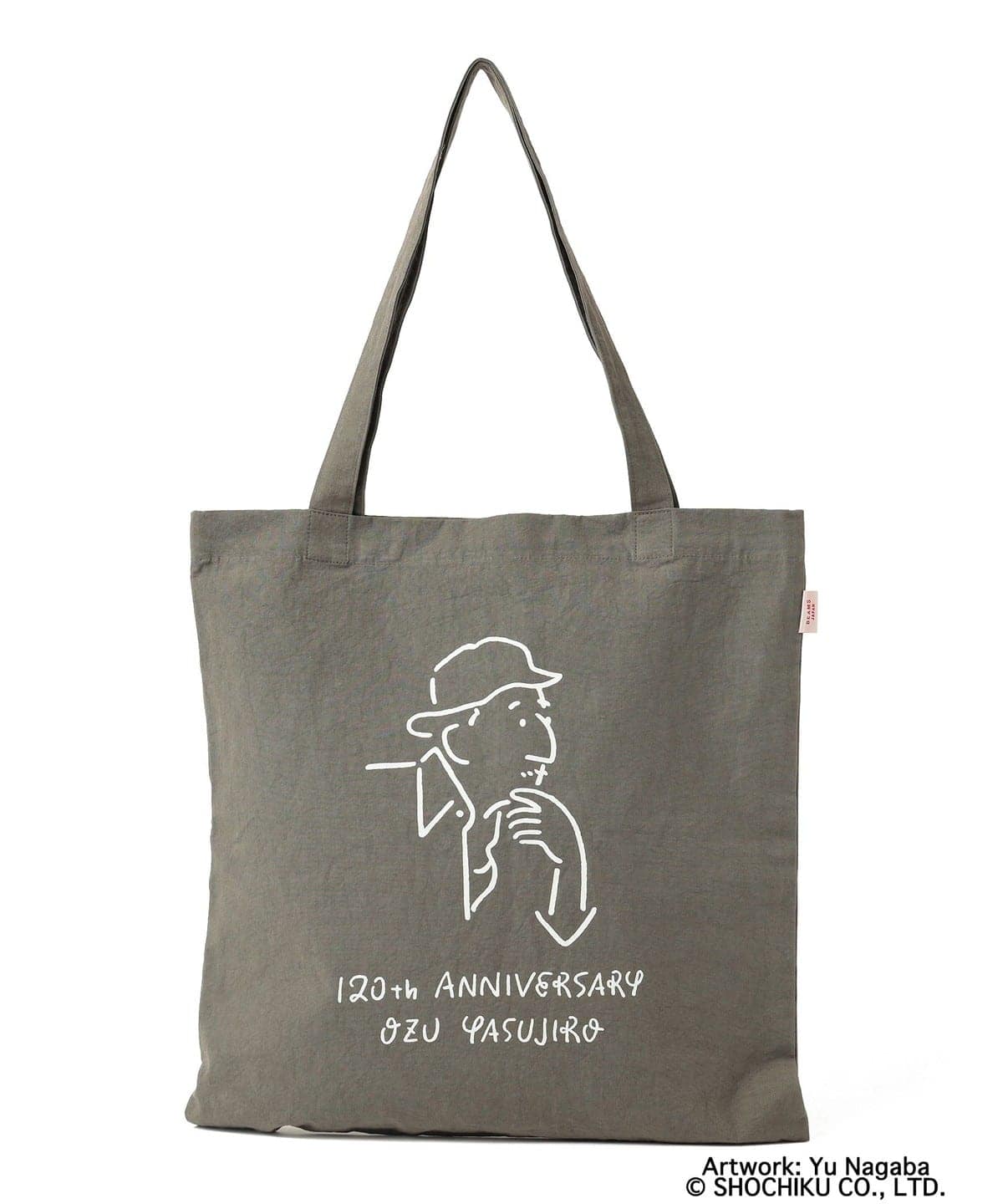 Ozu Yasujiro 小津安二郎 X BEAMS Japan Tote Bag - 120th Anniversary (Brown)