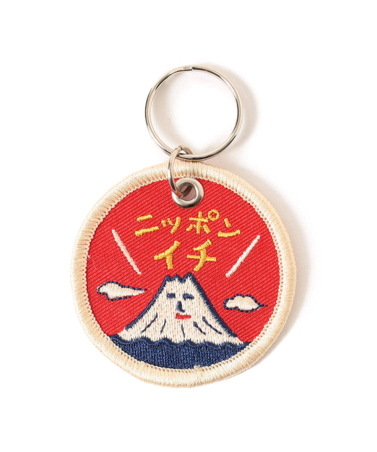 BEAMS JAPAN Embroidery Keychain - Mt. Fuji