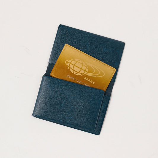 HIGHTIDE × BEAMS Japan 3-pocket Card Case - Navy